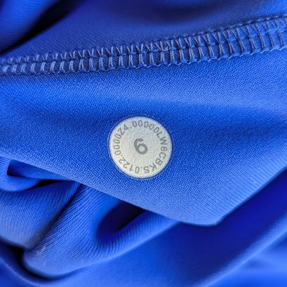 Lululemon Swift Speed High-Rise Crop 21" Blazer Blue Tone Size 6 - Picture 12 of 13
